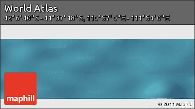Satellite Panoramic Map of the Area around 41° 51' 59" S, 111° 25' 30" E