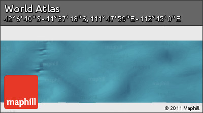 Satellite Panoramic Map of the Area around 41° 51' 59" S, 112° 16' 30" E