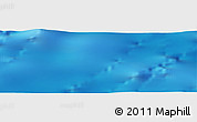 Physical Panoramic Map of the area around 41° 51' 59" S, 13° 40' 30" E