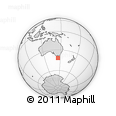 Outline Map of the Area around 41° 51' 59" S, 145° 25' 30" E, rectangular outline