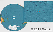 Satellite Location Map of the area around 41° 51' 59" S, 146° 7' 30" W