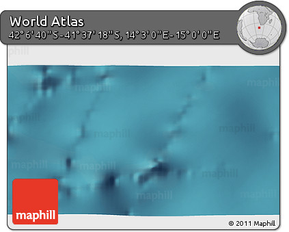 Satellite 3D Map of the Area around 41° 51' 59" S, 14° 31' 30" E