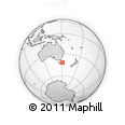 Outline Map of the Area around 41° 51' 59" S, 151° 22' 30" E, rectangular outline