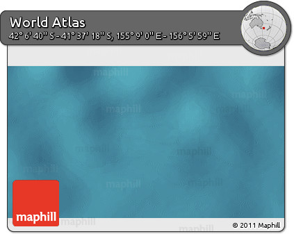 Satellite 3D Map of the Area around 41° 51' 59" S, 155° 37' 30" E
