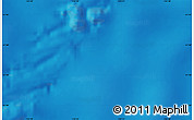 Shaded Relief Map of the area around 41° 51' 59" S, 155° 28' 29" W