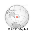 Outline Map of the Area around 41° 51' 59" S, 163° 16' 30" E, rectangular outline