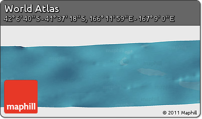 Satellite Panoramic Map of the Area around 41° 51' 59" S, 166° 40' 30" E
