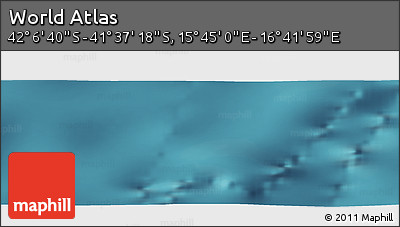 Satellite Panoramic Map of the Area around 41° 51' 59" S, 16° 13' 30" E