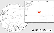 Blank Location Map of the area around 41° 51' 59" S, 178° 25' 30" W
