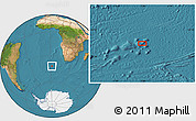 Satellite Location Map of the area around 41° 51' 59" S, 1° 46' 29" E