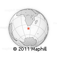 Outline Map of the Area around 41° 51' 59" S, 22° 10' 29" E, rectangular outline