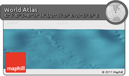 Satellite Panoramic Map of the Area around 41° 51' 59" S, 26° 25' 29" E