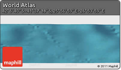Satellite Panoramic Map of the Area around 41° 51' 59" S, 26° 25' 29" E