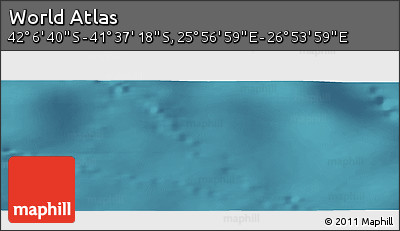 Satellite Panoramic Map of the Area around 41° 51' 59" S, 26° 25' 29" E