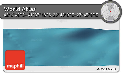 Satellite Panoramic Map of the Area around 41° 51' 59" S, 27° 16' 29" E
