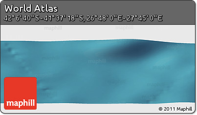 Satellite Panoramic Map of the Area around 41° 51' 59" S, 27° 16' 29" E