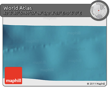 Satellite 3D Map of the Area around 41° 51' 59" S, 2° 37' 30" E