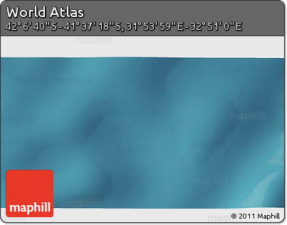 Satellite 3D Map of the Area around 41° 51' 59" S, 32° 22' 30" E