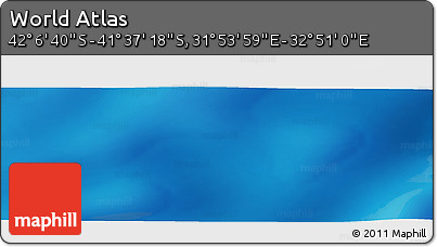 Physical Panoramic Map of the Area around 41° 51' 59" S, 32° 22' 30" E