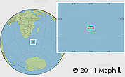 Savanna Style Location Map of the area around 41° 51' 59" S, 37° 28' 30" E