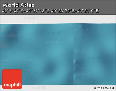 Satellite 3D Map of the Area around 41° 51' 59" S, 40° 52' 30" E