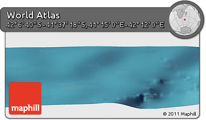 Satellite Panoramic Map of the Area around 41° 51' 59" S, 41° 43' 30" E