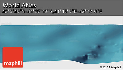 Satellite Panoramic Map of the Area around 41° 51' 59" S, 41° 43' 30" E