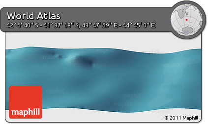 Satellite Panoramic Map of the Area around 41° 51' 59" S, 44° 16' 29" E