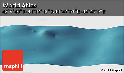 Satellite Panoramic Map of the Area around 41° 51' 59" S, 44° 16' 29" E