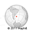 Outline Map of the Area around 41° 51' 59" S, 47° 31' 29" W, rectangular outline