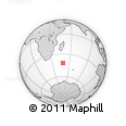 Outline Map of the Area around 41° 51' 59" S, 48° 31' 29" E, rectangular outline