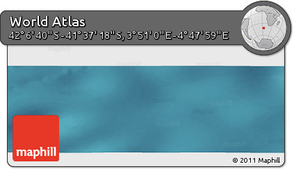 Satellite Panoramic Map of the Area around 41° 51' 59" S, 4° 19' 30" E