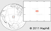 Blank Location Map of the area around 41° 51' 59" S, 4° 10' 30" W