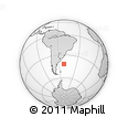 Outline Map of the Area around 41° 51' 59" S, 51° 46' 29" W, rectangular outline
