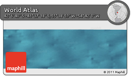 Satellite Panoramic Map of the Area around 41° 51' 59" S, 55° 10' 29" W