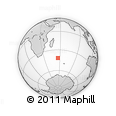 Outline Map of the Area around 41° 51' 59" S, 56° 10' 29" E, rectangular outline