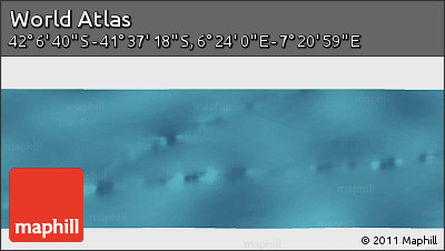 Satellite Panoramic Map of the Area around 41° 51' 59" S, 6° 52' 30" E