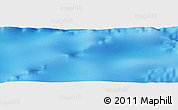 Physical Panoramic Map of the area around 41° 51' 59" S, 84° 55' 30" W