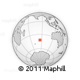 Outline Map of the Area around 41° 51' 59" S, 85° 4' 29" E, rectangular outline
