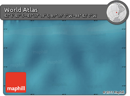 Satellite Map of the Area around 41° 51' 59" S, 89° 10' 30" W