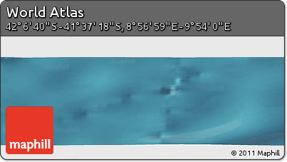 Satellite Panoramic Map of the Area around 41° 51' 59" S, 9° 25' 30" E