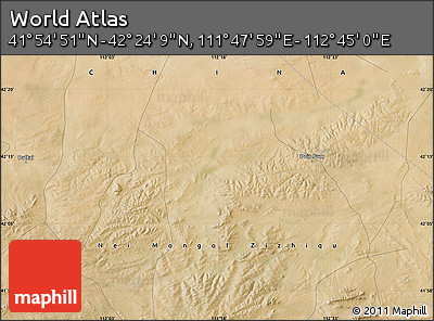 Satellite Map of the Area around 42° 9' 30" N, 112° 16' 30" E