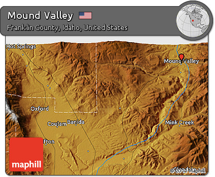 Physical 3D Map of Mound Valley