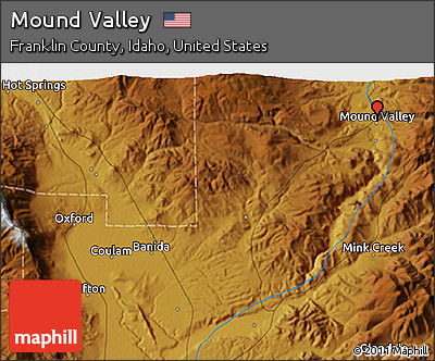 Physical 3D Map of Mound Valley