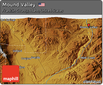 Physical 3D Map of Mound Valley