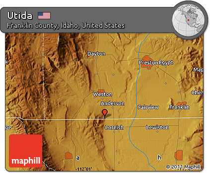 Physical Map of Utida