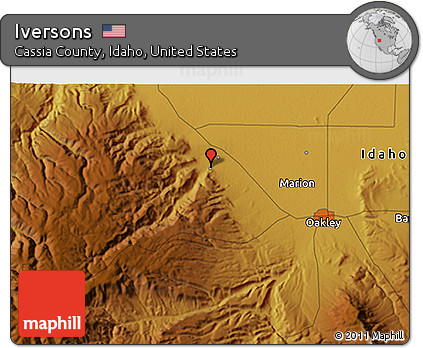 Physical 3D Map of Iversons