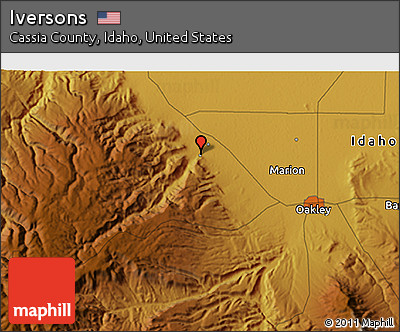 Physical 3D Map of Iversons