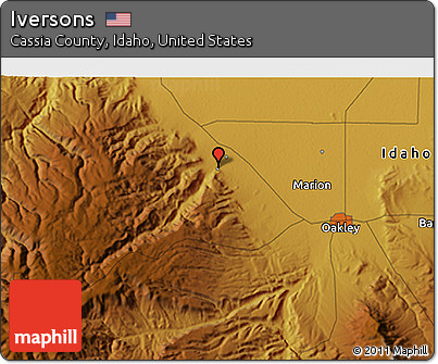 Physical 3D Map of Iversons
