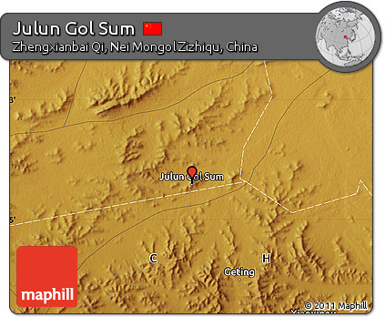 Physical Map of Julun Gol Sum